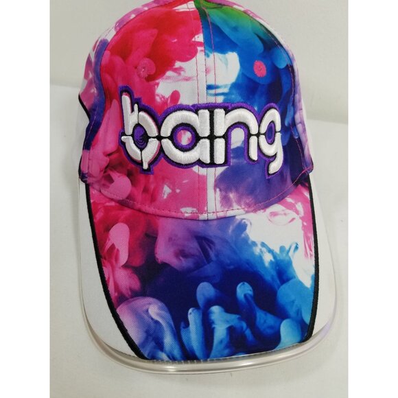Bang Energy Sports Drink Multicolor Smoke Snapback Baseball Cap Light Up Bill - Picture 2 of 13